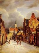 unknow artist European city landscape, street landsacpe, construction, frontstore, building and architecture.315 USA oil painting reproduction